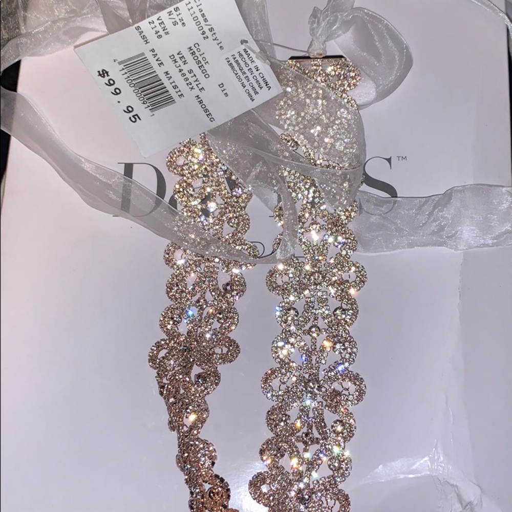 david’s Bridal Rose gold Belt